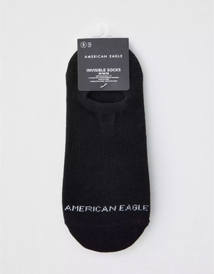 Chaussettes American Eagle AEO Invisible 5-Pack Noir Homme | JMS-20093499